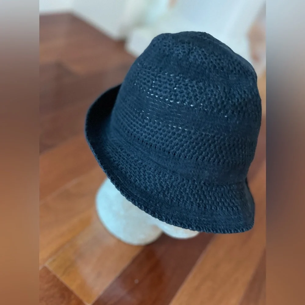Back Women Summer Hat OS One Size